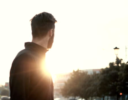 A man looking back at his life